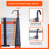 Bathla 14.5ft Aluminium Telescopic Ladder | 2-Year Manufacturer Warranty | Portable & Compact | Made in India (15 Step - 4.4 mtr)